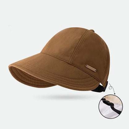 Women's UPF 50+ Foldable Mesh Sun Hat with Extended Wide Brim