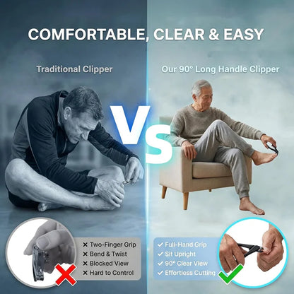 🦶 PodiEase™ Precision Toenail Clipper • Wide-Opening Surgical Steel • Anti-Splash Catcher • Safe Ingrown Nail Care