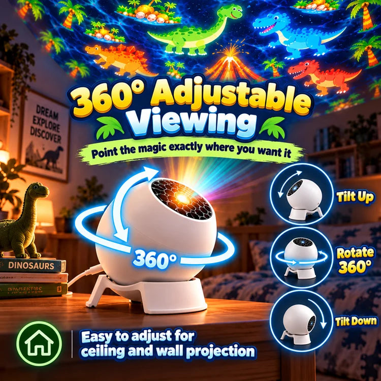 🔥 Last Day 50% OFF🔥 Dinosaur Room Projector
