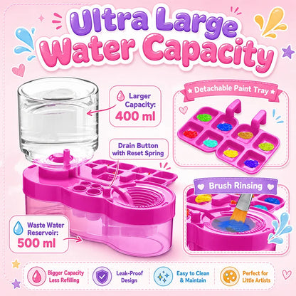 Automatic Paint Brush Washer & Palette Station