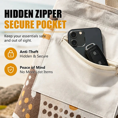 🌴 2-in-1 Convertible Beach Towel Backpack - Oversized Sand-Free Beach Blanket Bag With Hidden Pocket & Hands-Free Carry