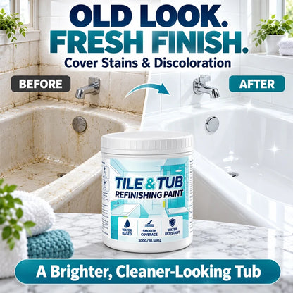 300g White Tile & Tub Refinishing Paint Kit