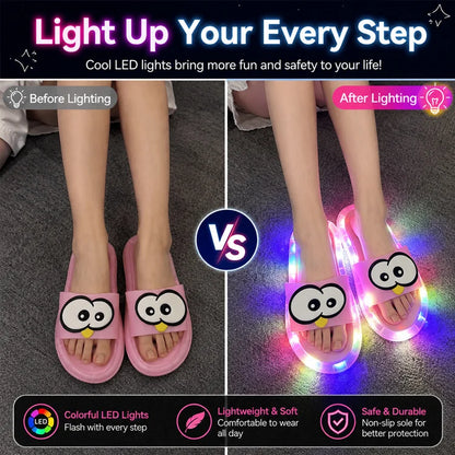 ✨ LED Light-Up Slide Slippers