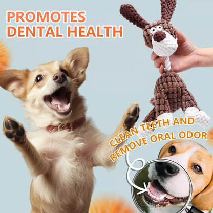 The Indestructible plush dog toys for aggressive chewers