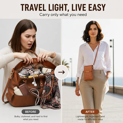 Touchscreen RFID Crossbody Phone Bag