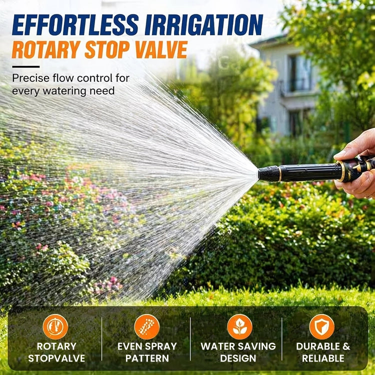 Heavy-Duty Adjustable Twist Hose Nozzle Jet Sprayer