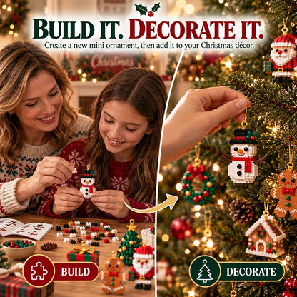 DIY Christmas Ornament Building Set – 24 Mini Holiday Keepsakes