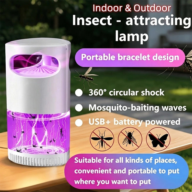 USB Smart Mosquito Trap Lamp • Whisper-Quiet • Chemical-Free • Family Safe • USB Powered