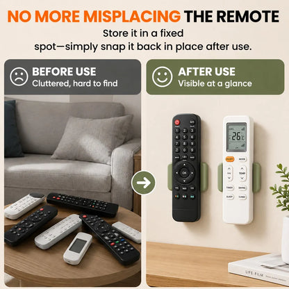 Magnetic Silicone Remote Holder – No-Drill Wall Organizer for Remotes & Chargers