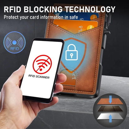 Kazeso™ Carbon Fiber Pop-Up Wallet