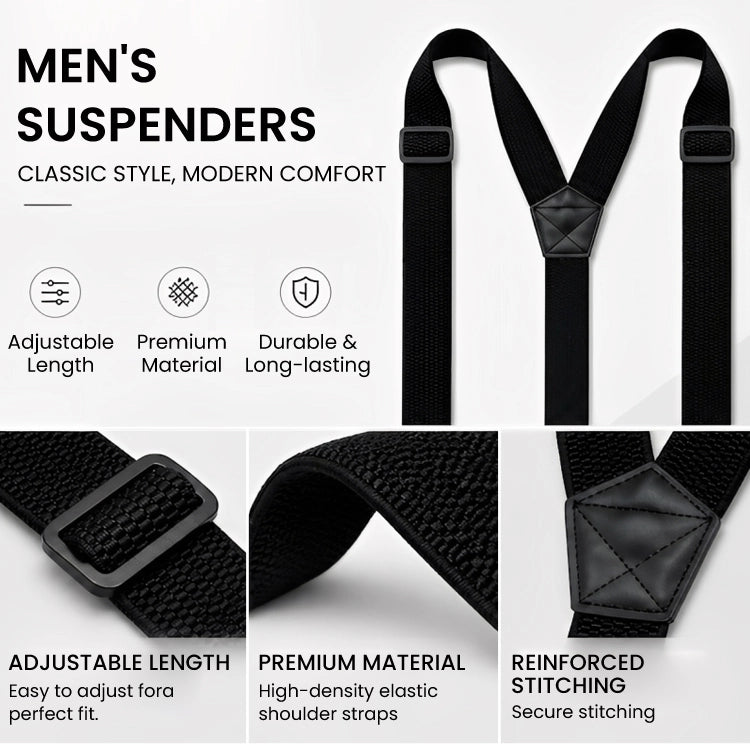 🕴️ Men's Tactical Hook Suspenders