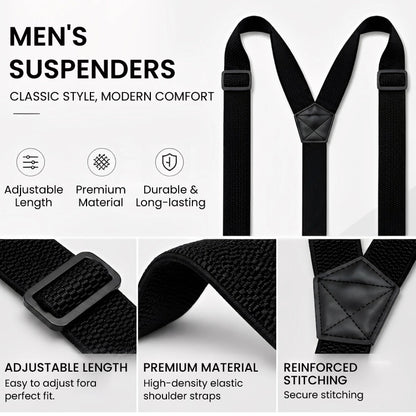 🕴️ Men's Tactical Hook Suspenders