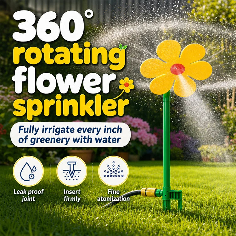 🌻 SunnySpin™ Crazy Dancing Daisy Water Sprinkler