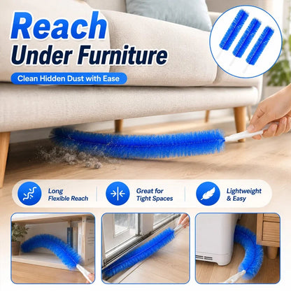 Bendable Microfiber Dust Cleaning Brush Set for Home, Car & Hard-to-Reach Spaces