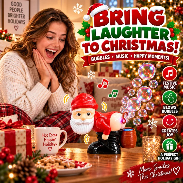 Christmas Character Bubble Machine – Music, Lights & Automatic Bubbles