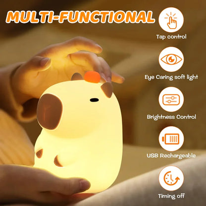 Silicone Capybara Night Light