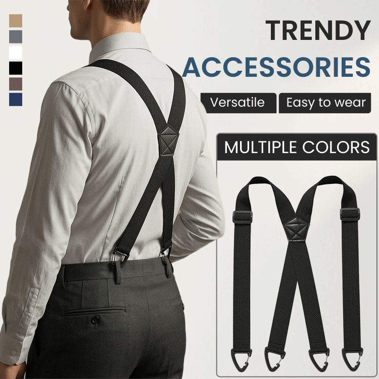 🕴️ Men's Tactical Hook Suspenders