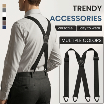 🕴️ Men's Tactical Hook Suspenders