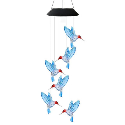 Solar Hummingbird/Butterfly Wind Chimes