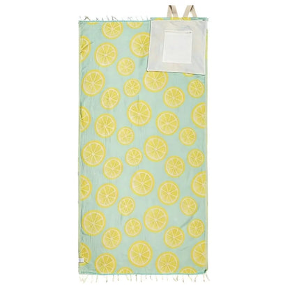 🌴 2-in-1 Convertible Beach Towel Backpack - Oversized Sand-Free Beach Blanket Bag With Hidden Pocket & Hands-Free Carry