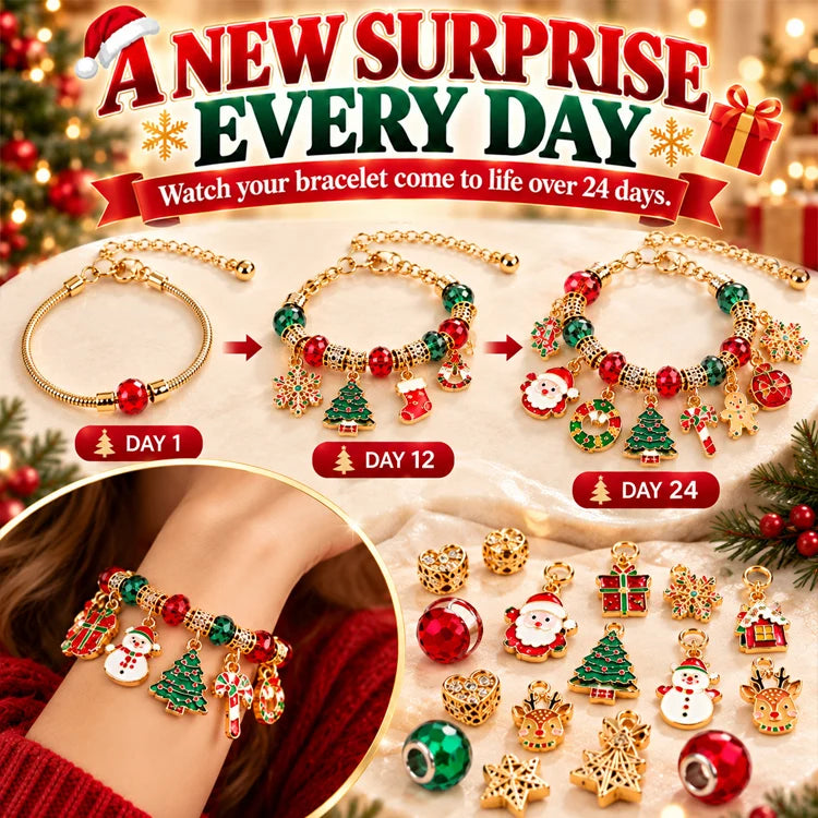 24-Day Christmas Charm Bracelet Advent Calendar