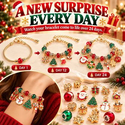 24-Day Christmas Charm Bracelet Advent Calendar