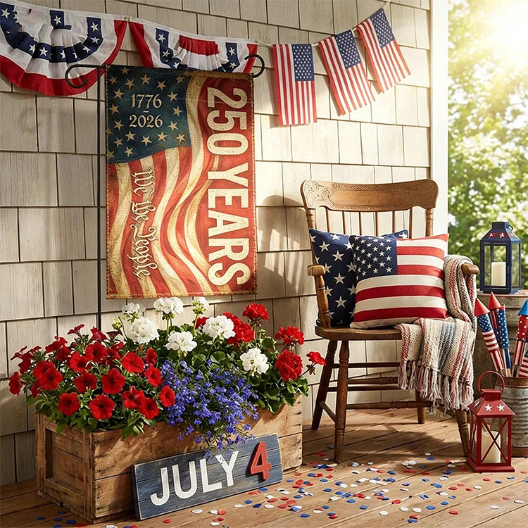 🇺🇸 FreedomLegacy - 250th Anniversary Garden Flag (1776–2026 Edition)