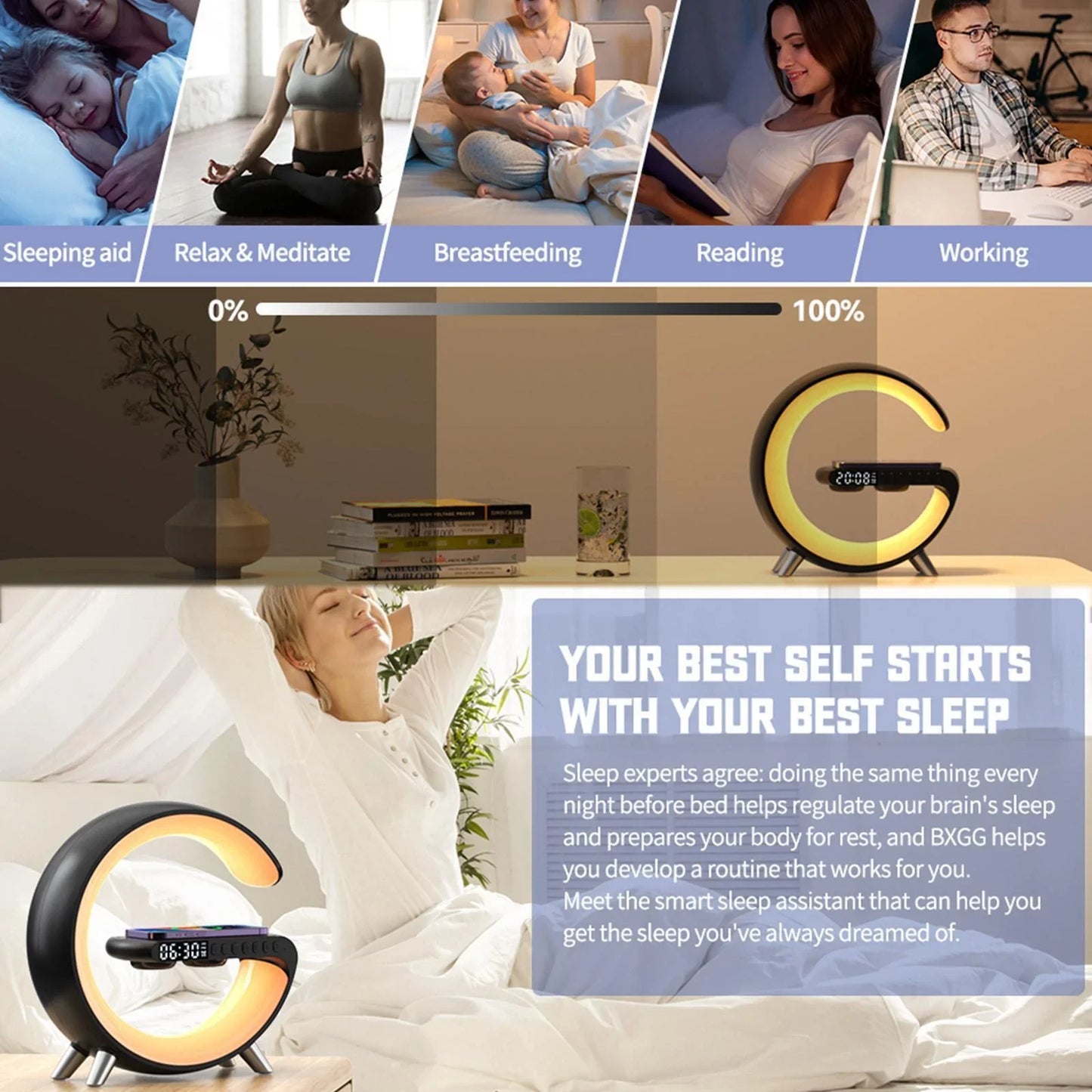 GlowSync Smart Mood Lamp