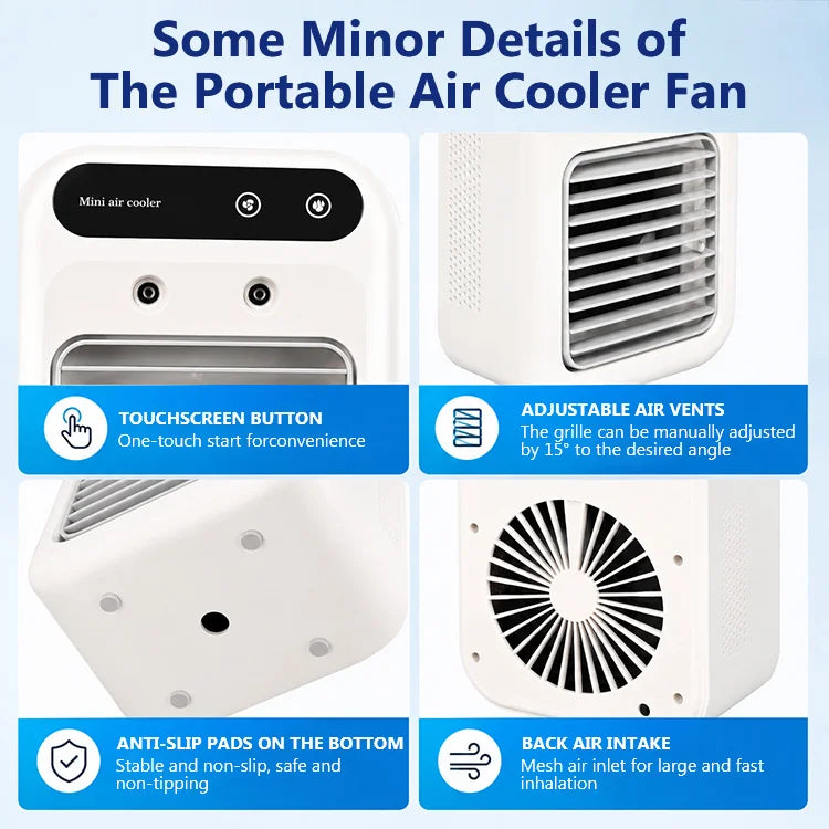 ❄️ PolarNest™ Portable Air Cooler & Humidifier