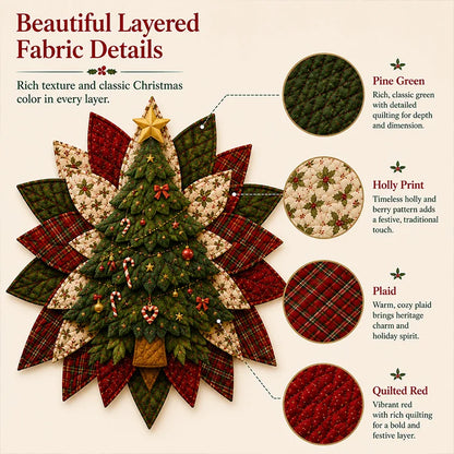 DIY Christmas Quilted Door Hanger Sewing Kit – 3D Holiday Decor