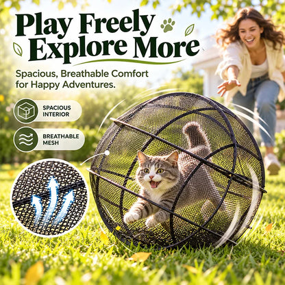 Portable 360° Cat Playpen