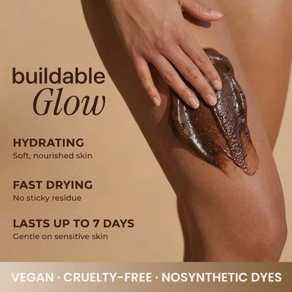 🥥 Instant Bronzing Self Tanner Mousse | Hydrating Sunless Tan for Face & Body | Streak-Free Natural Glow