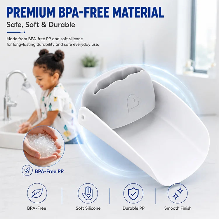 Universal Kids Faucet Extender – BPA-Free Sink Water Extension for Toddlers, Easy Hand Washing & Less Splashing