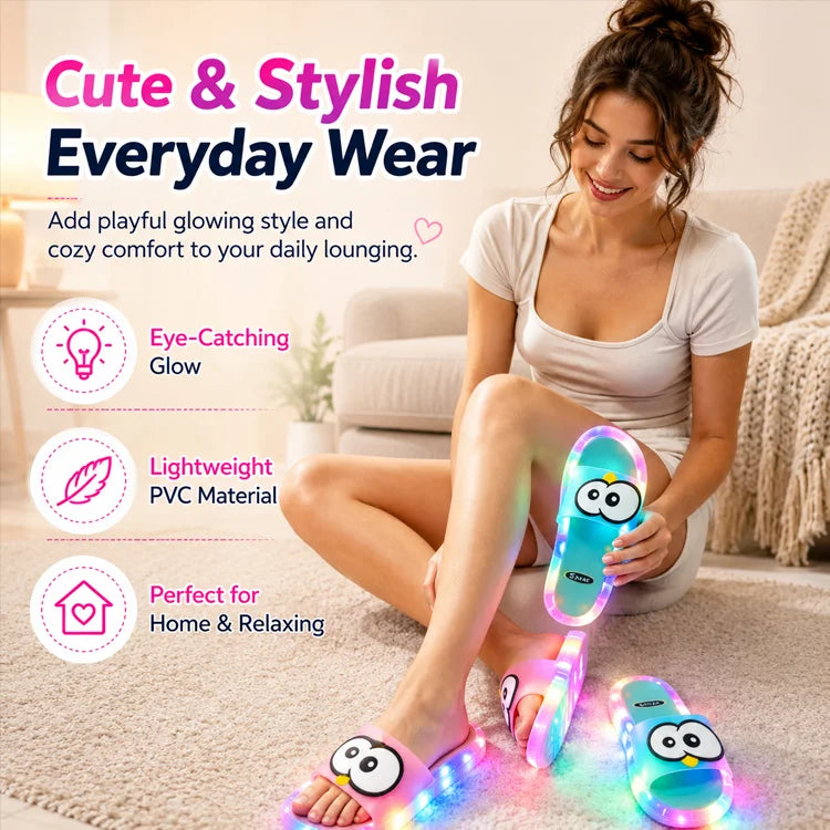 ✨ LED Light-Up Slide Slippers