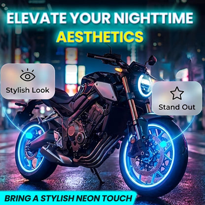 Luminous Tire Valve Stem Caps – Universal Fluorescent Wheel Accessories For Cars, Bikes & Motorcycles