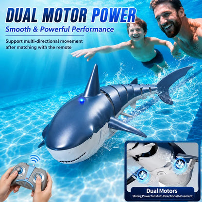 Realistic RC Shark Toy – Rechargeable Remote Control Swimming Shark for Pool, Bathtub & Water Play