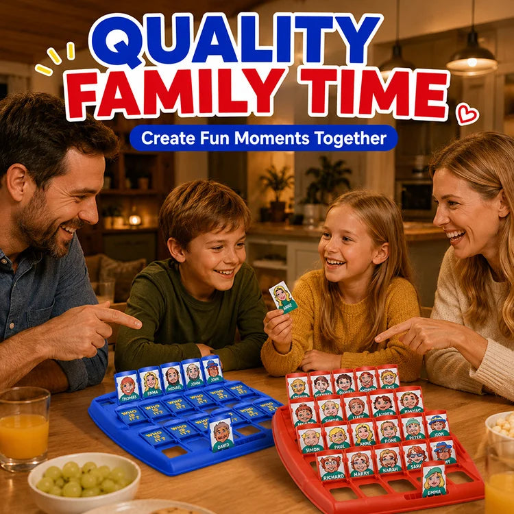 🕵️‍♂️ GuessMaster - Family Mystery Deduction Board Game Screen-Free Logic & Guessing Game For Kids & Families