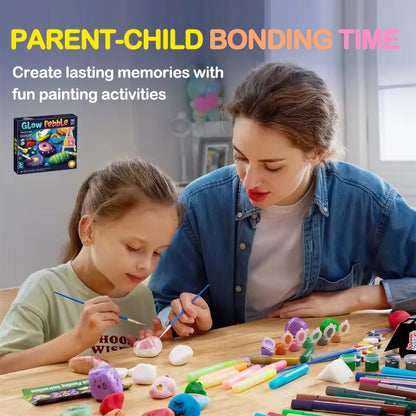 Rock Painting Kit for Kids – DIY Arts & Crafts Creative Stone Decorating Set