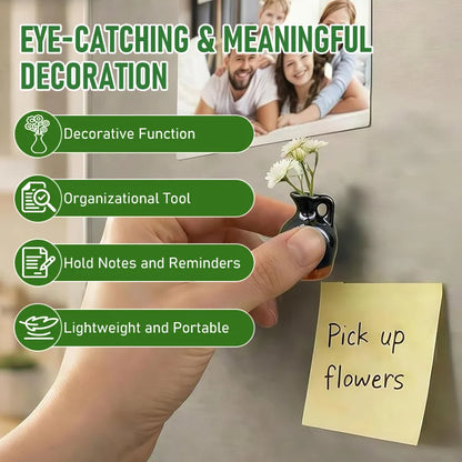 PetalNest™ 3D Mini Vase Fridge Magnets