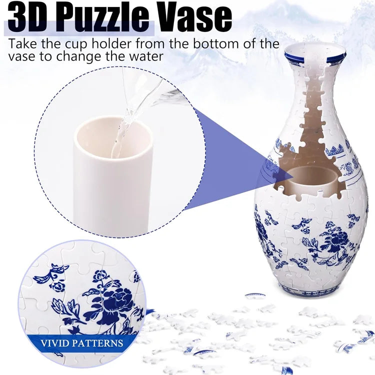 BloomCraft - 3D Puzzle Vase