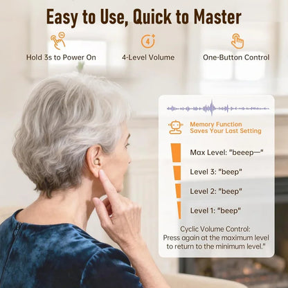 🎧 WhisperClear™ Invisible Hearing Aid