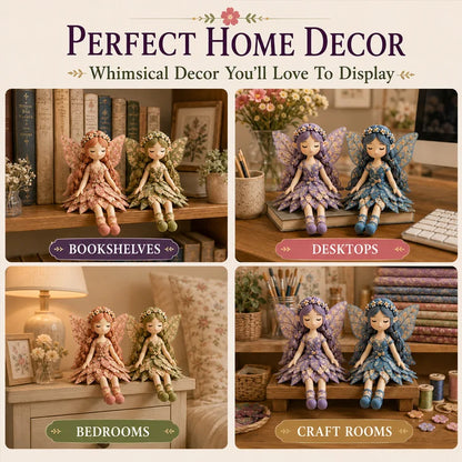 Fairy Patchwork DIY Sewing Kit – Handmade Fabric Fairy Craft Set for Beginners (4 Fairy Dolls)