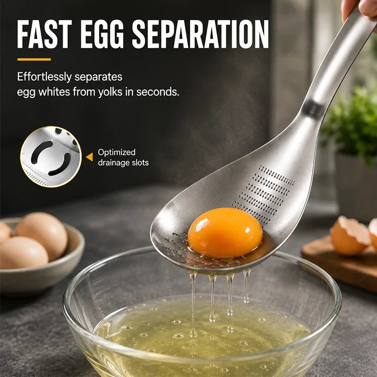 5-in-1 Stainless Steel Kitchen Spoon – Grater, Strainer, Scoop, Server & Bottle Opener