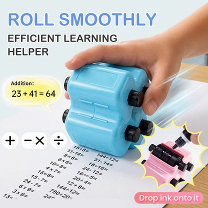 Roller Math. Amazon ️ MathRoll™ 4-in-1 Math Roller Stamp – Kazeso