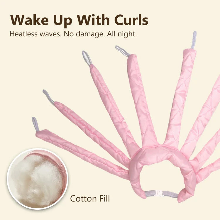 🐙 CurliPods-Heatless Curling Headband-Wake Up With Perfect Curls — No Heat. No Damage. No Effort.