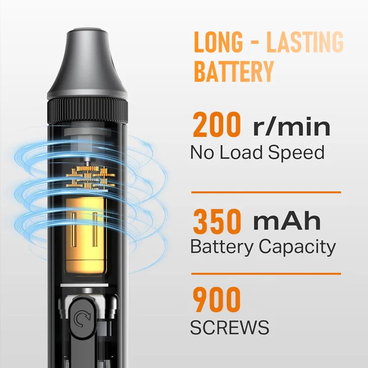 🔧 VoltFix Pro - 50-in-1 Electric Precision Screwdriver Set - Rechargeable • Magnetic Bits • LED Light • Compact Aluminum Case