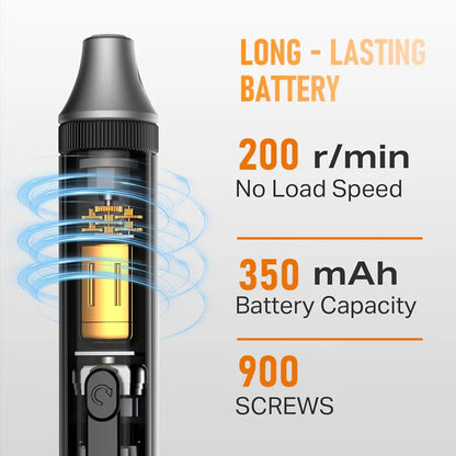 🔧 VoltFix Pro - 50-in-1 Electric Precision Screwdriver Set - Rechargeable • Magnetic Bits • LED Light • Compact Aluminum Case
