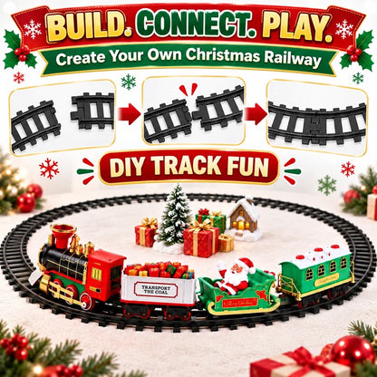 Deluxe Christmas Tree Hanging Train Set – Lights, Sounds & Realistic Mist