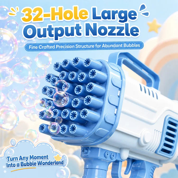 🫧 BubbleBlast™ Automatic Bubble Machine Gun