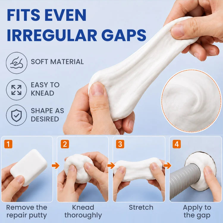 Moldable Sealant Putty – Self-Curing Wall Hole & Gap Sealer
